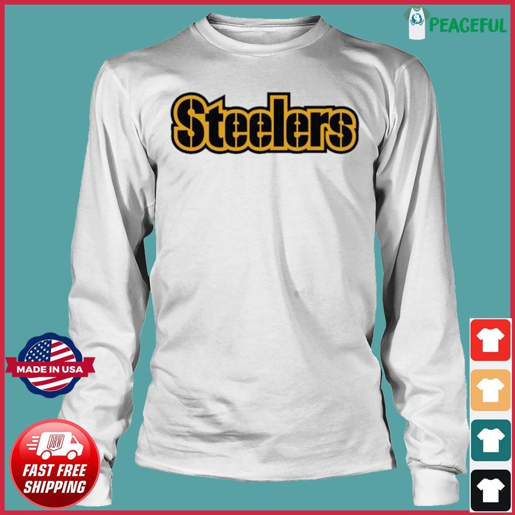 steelers long sleeve tee