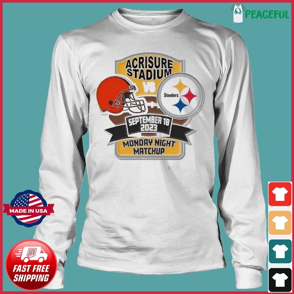 Pittsburgh Steelers vs Cleveland Browns 2023 Gameday Poster Shirt