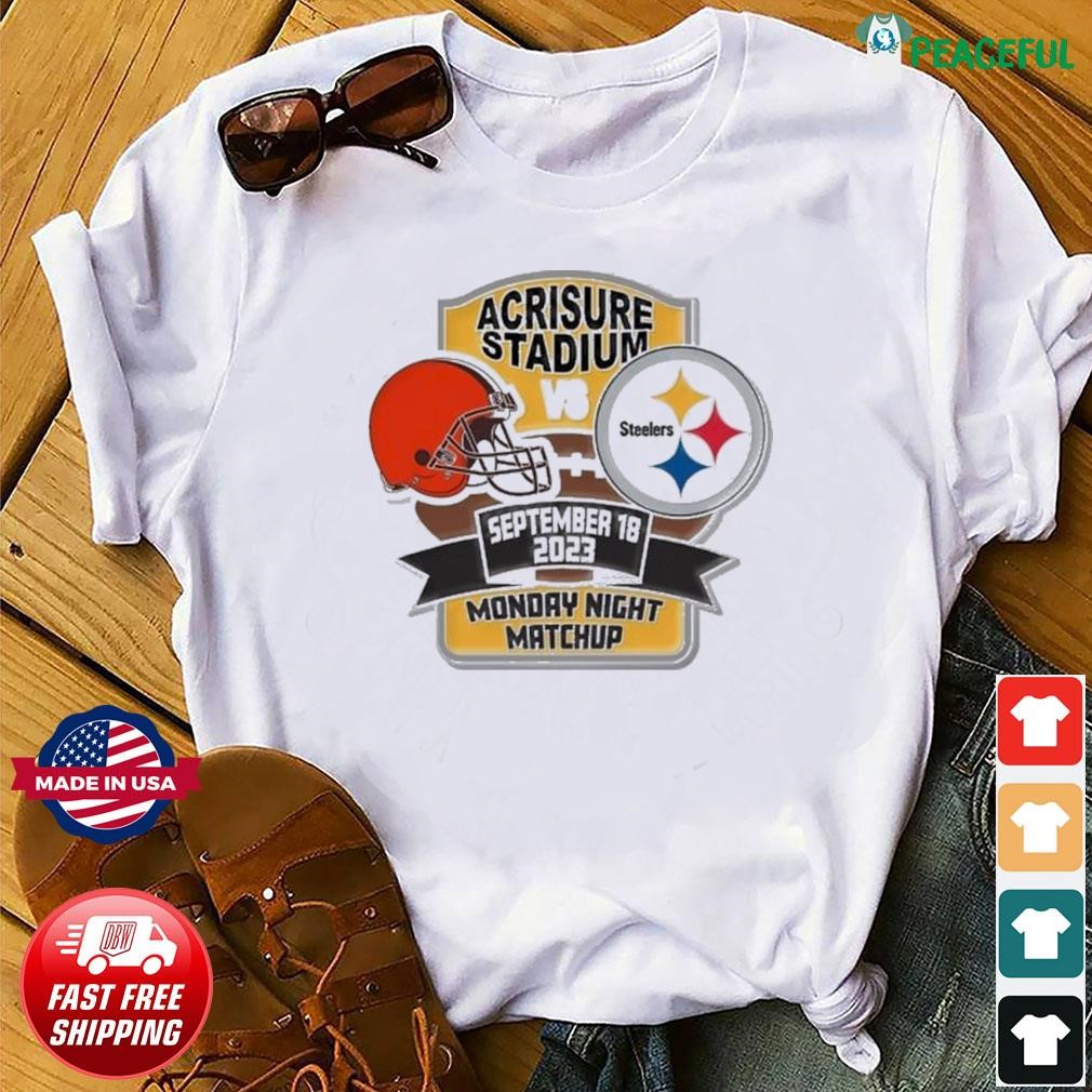 Pittsburgh Steelers Vs Cleveland Browns Monday Night Sept 18, 2023 Game Day  shirt, hoodie, sweater, long sleeve and tank top