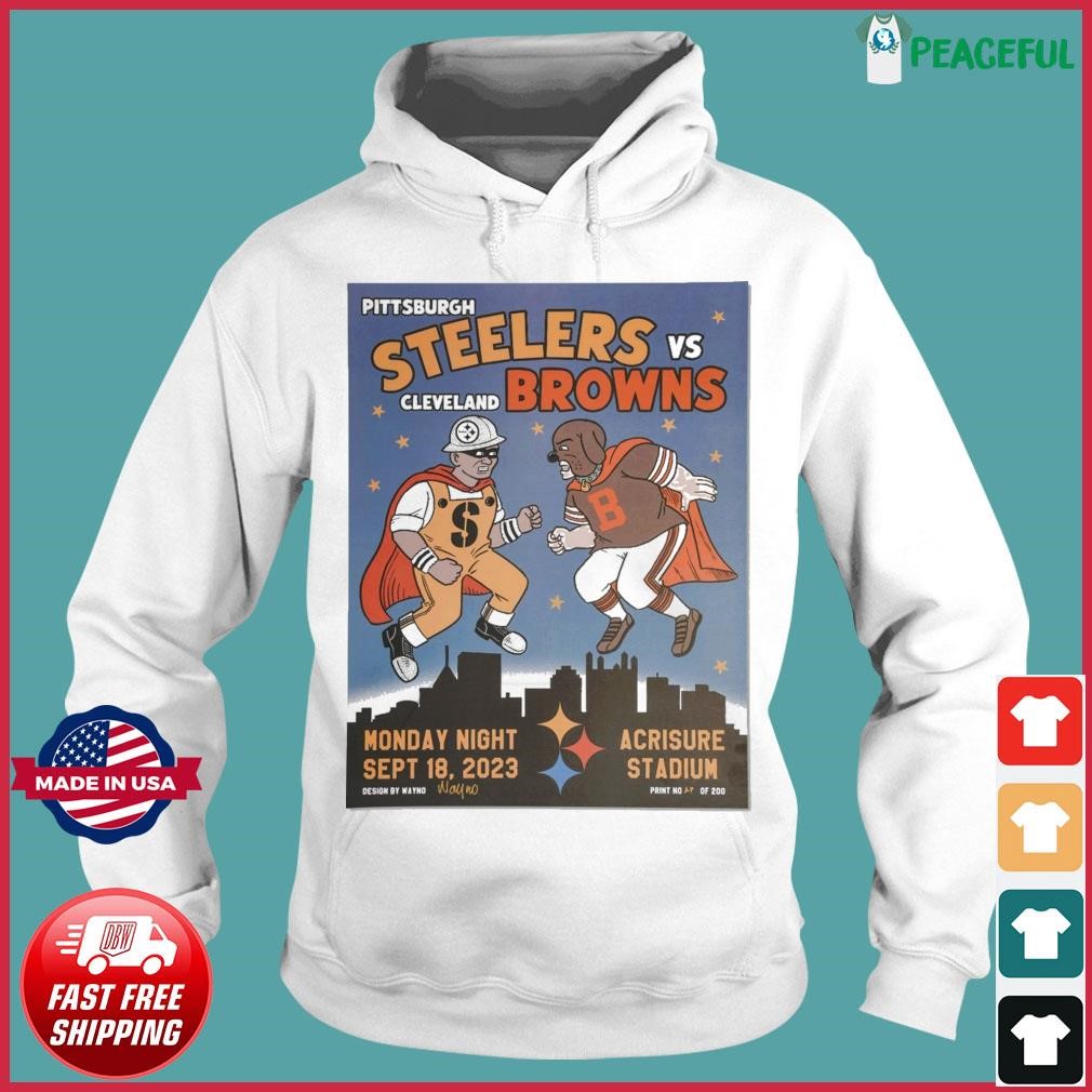 Pittsburgh Steelers vs. Cleveland Browns Monday Night Matchup September 18  2023 Shirt, hoodie, sweater, long sleeve and tank top