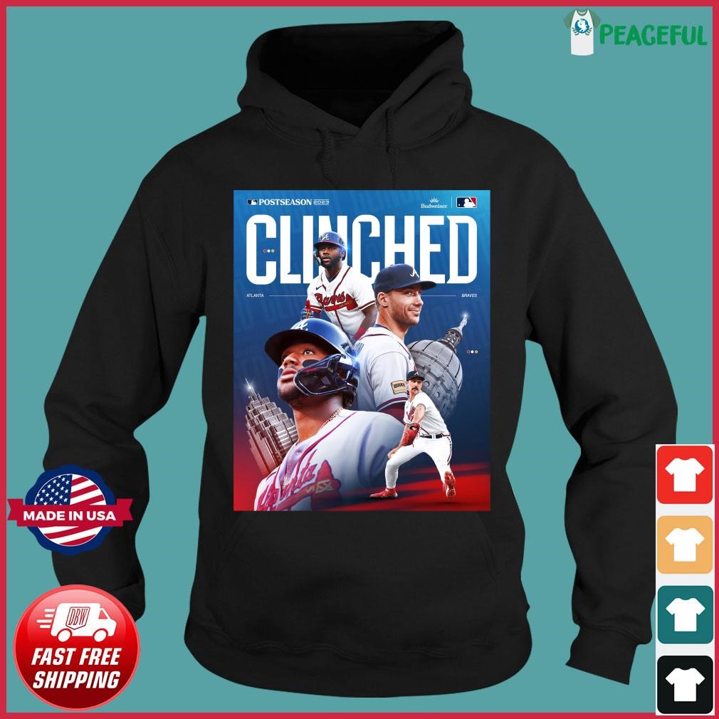 Atlanta braves clinched 2023 mlb postseason shirt, hoodie, sweater, long  sleeve and tank top