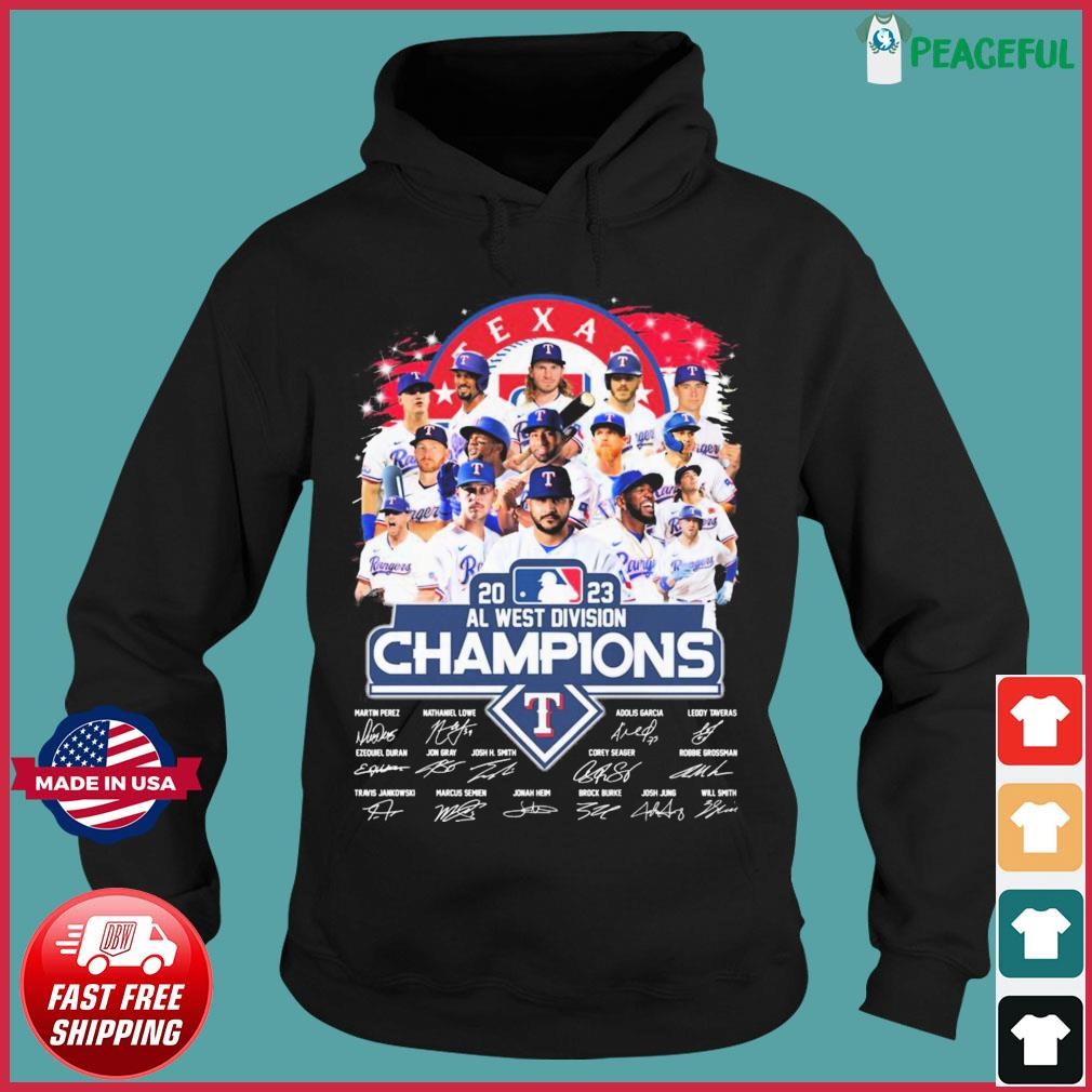 Texas Rangers Al West Division 1996-2023 shirt, hoodie, sweater