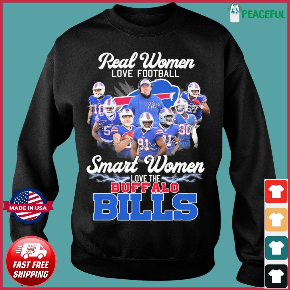 Buffalo Bills Thanksgiving Shirt Smart Women Love Football Signatures, Best  Buffalo Bills Gif in 2023