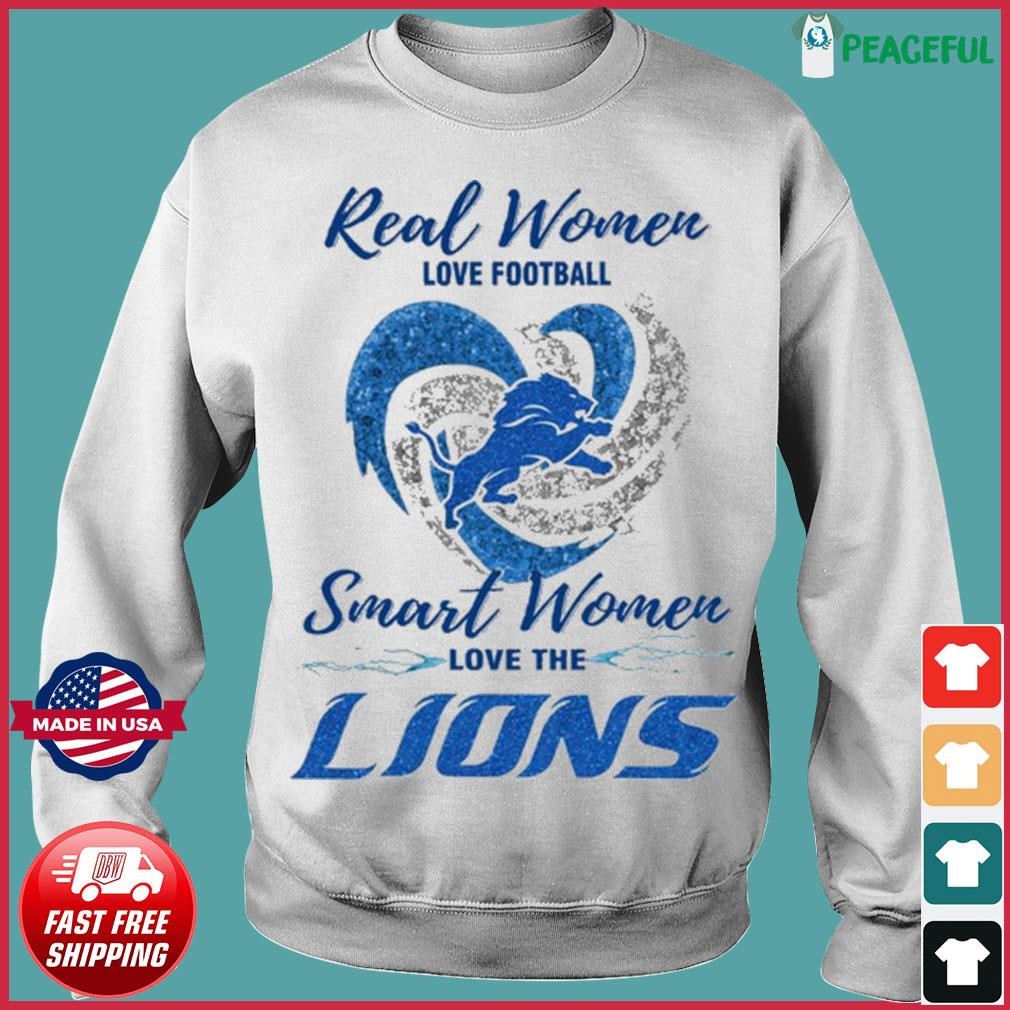 Real women love baseball smart women love the Detroit Lions 2023 shirt,  hoodie, longsleeve tee, sweater