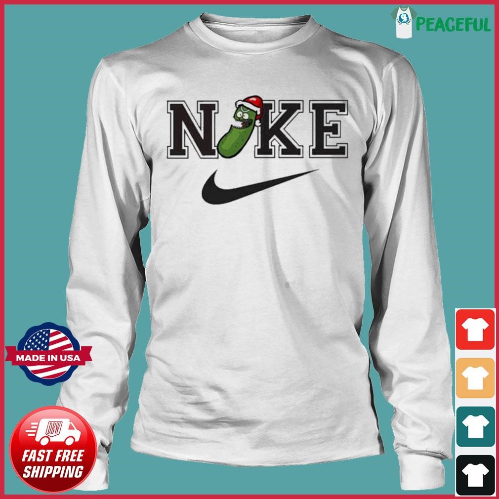 In Nike top Logo Morty sleeve Rick Pickle Shirt, tank Christmas hoodie, sweater, long The and And