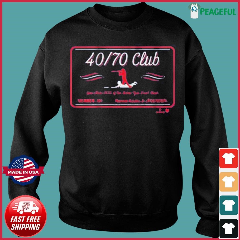 Ronald Acuña Jr 40 70 Club Card T-Shirt - ShirtsOwl Office