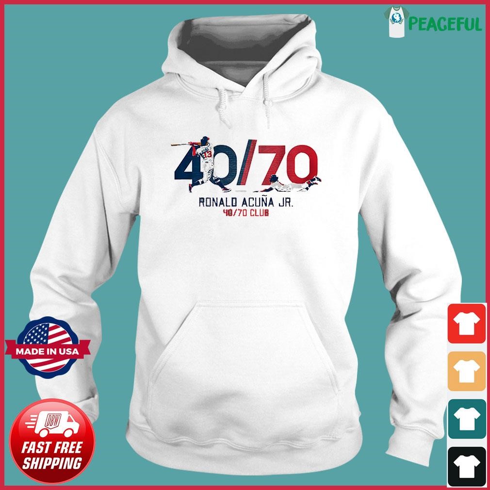 Ronald Acuna Jr 70 Steals Shirt, hoodie, sweater, long sleeve and