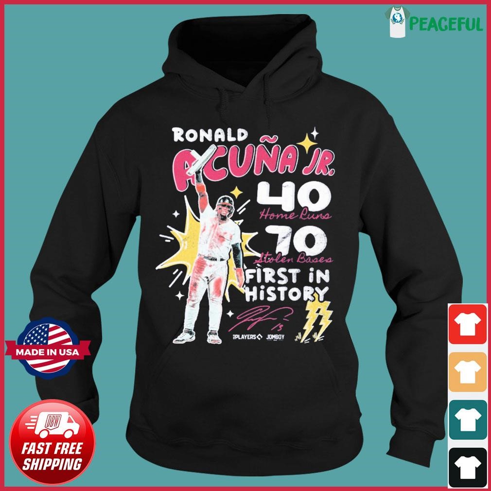 Ronald Acuna Jr. Mr 40 70 signature tee, hoodie, sweater, long sleeve and  tank top