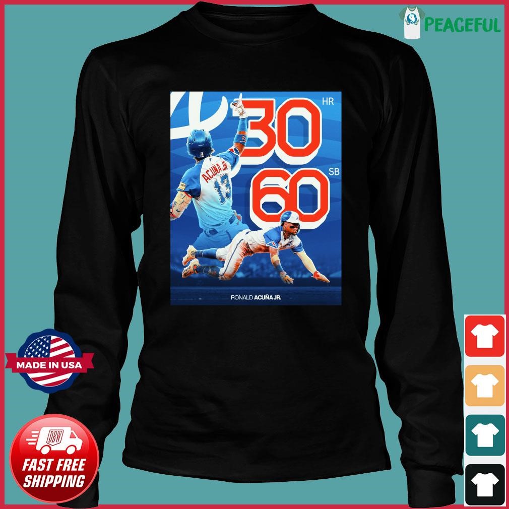 Acuna Jr Atlanta Braves 30 MLB Steals Shirt, hoodie, sweater, long sleeve  and tank top