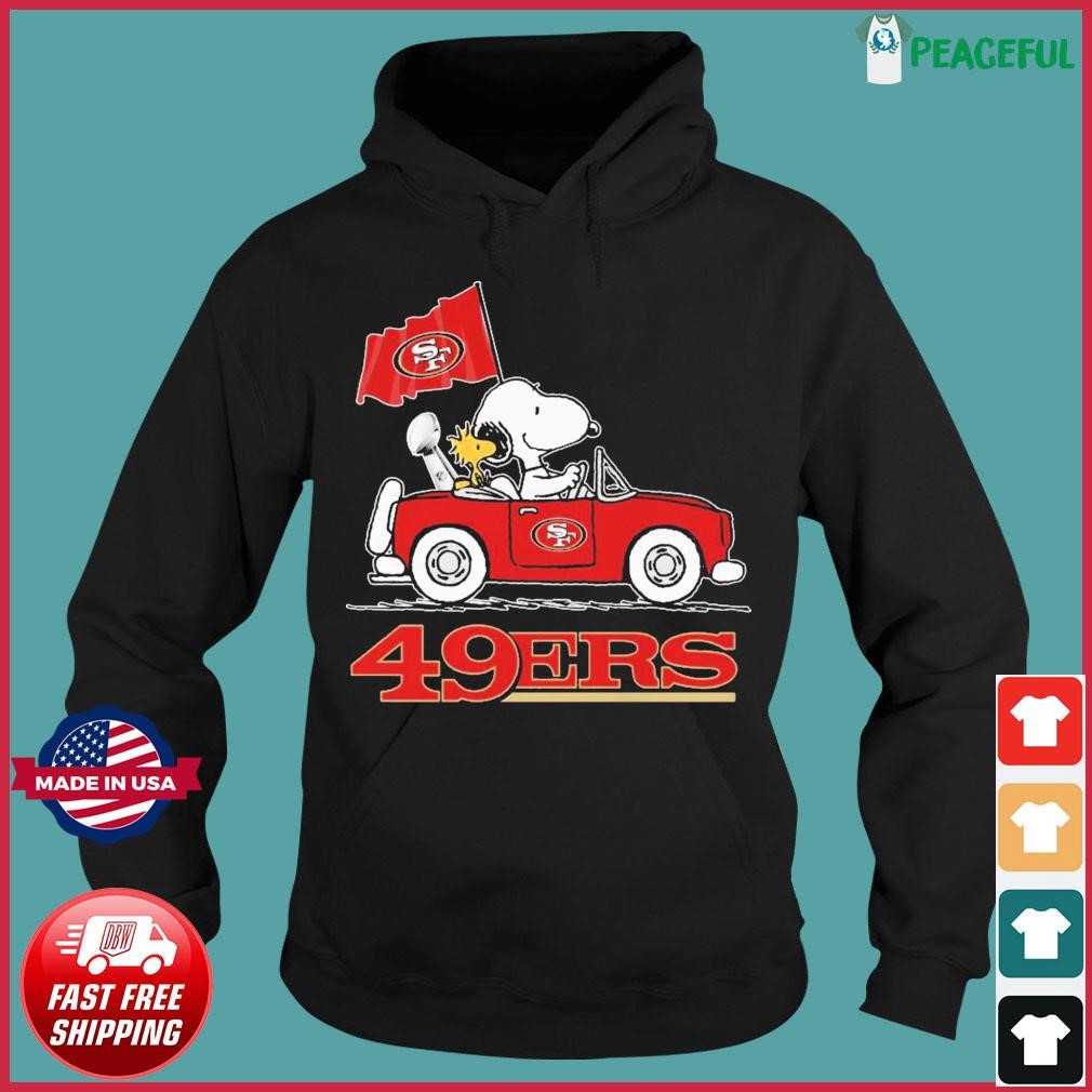 Snoopy And Woodstock Just A Girl Who Lover Christmas And Love San Francisco  49ers Shirt, hoodie, sweater, long sleeve and tank top