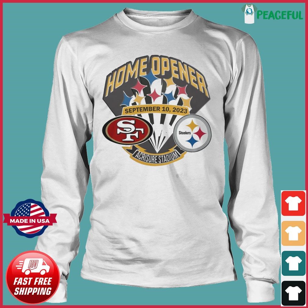 San francisco 49ers vs Pittsburgh steelers game day september 10th 2023  acrisure stadium shirt, hoodie, sweater, long sleeve and tank top