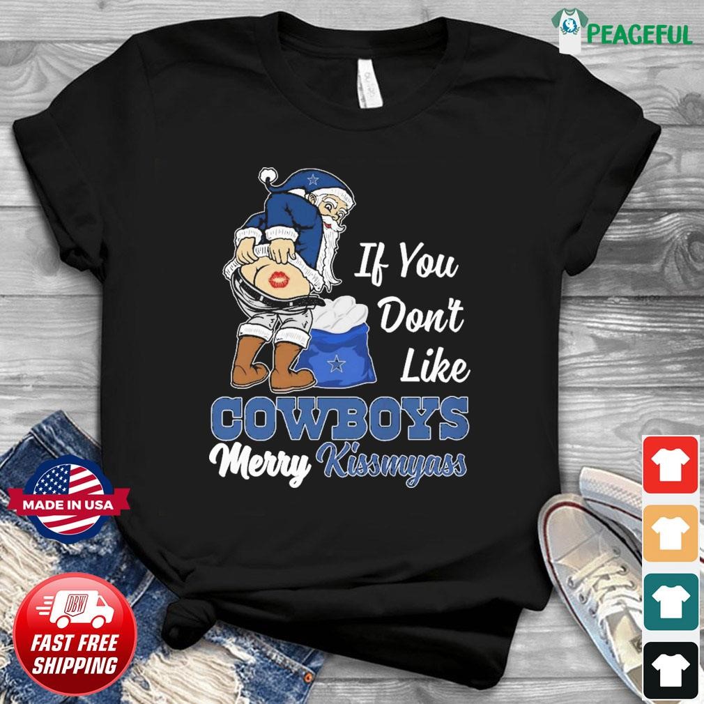 Santa Claus Dallas Cowboys Nfl Christmas Shirt