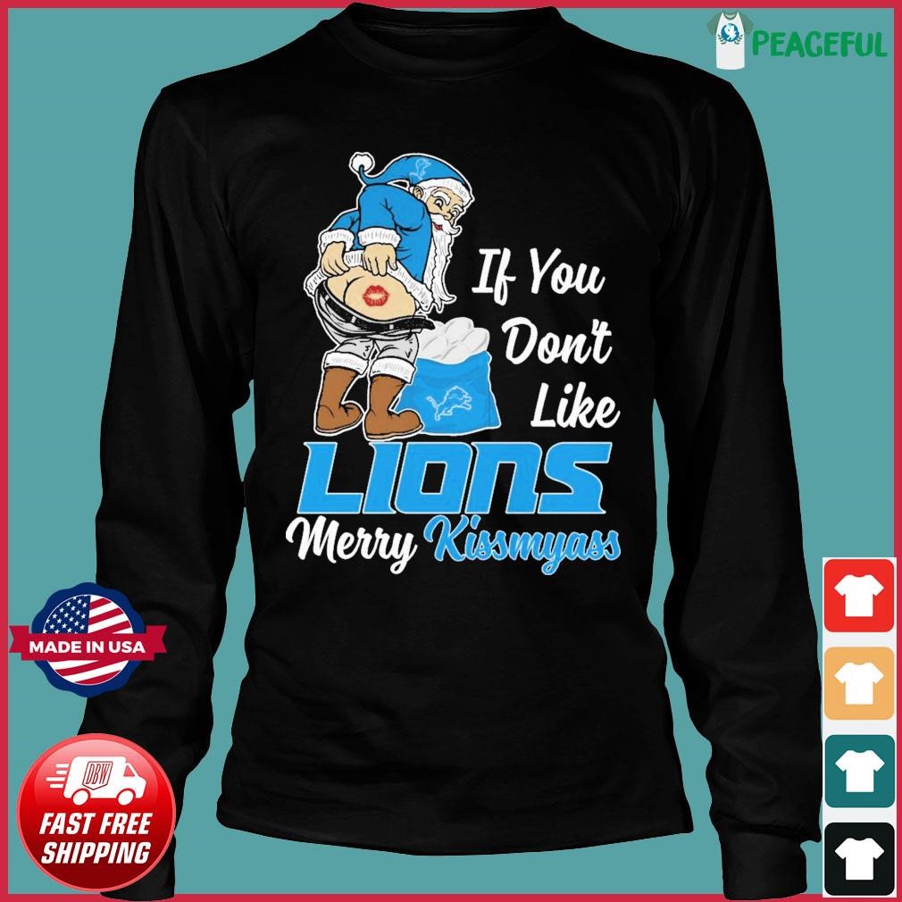 Santa Claus If You Don't Like Detroit Tigers Merry Kissmyass T-shirt