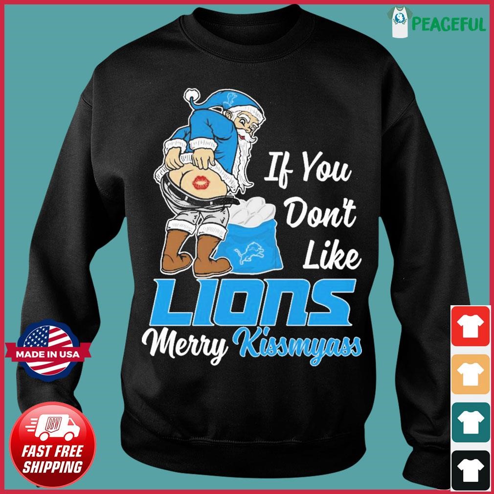 Santa Claus If You Don't Like Detroit Tigers Merry Kissmyass T-shirt