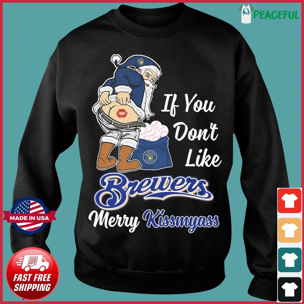 Santa Claus If You don't like Chicago Cubs Merry Kissmyass shirt