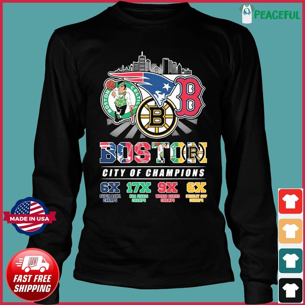Skyline Boston Sports Teams City Of Champions Shirt, hoodie