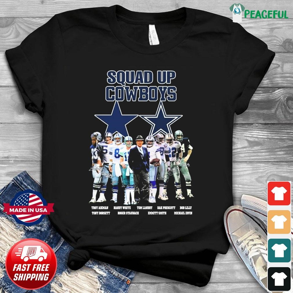 Squad Up Dallas Cowboys Signatures 2023 Shirt, hoodie, sweater, long sleeve  and tank top