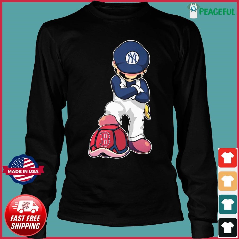 Super Mario New York Yankees Stomp Boston Red Sox Shirt, hoodie