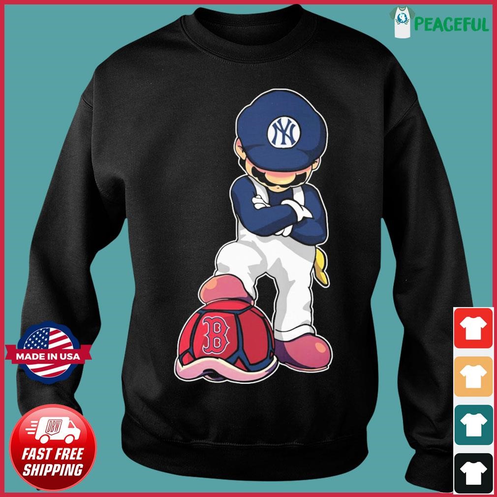 Super Mario New York Yankees Stomp Boston Red Sox Shirt, hoodie