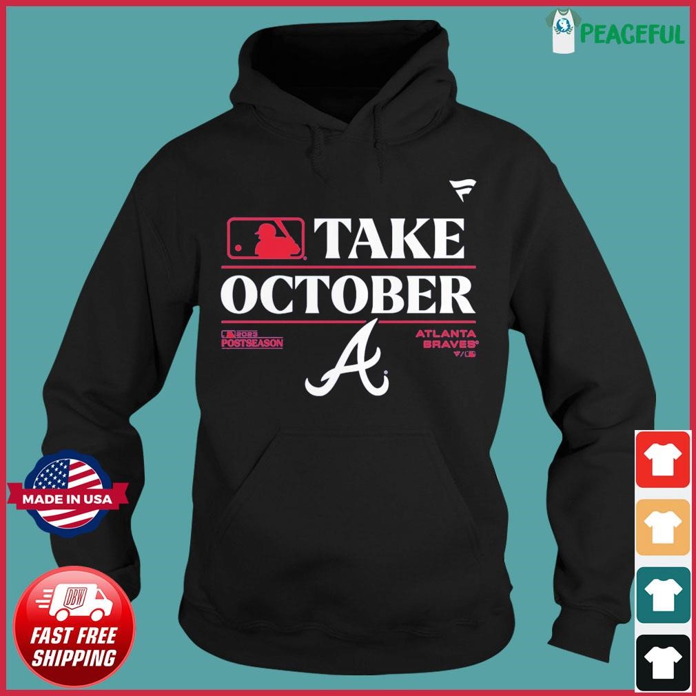 Official Logo Atlanta Braves Take October Playoffs Postseason 2023 Shirt,  hoodie, sweater, long sleeve and tank top