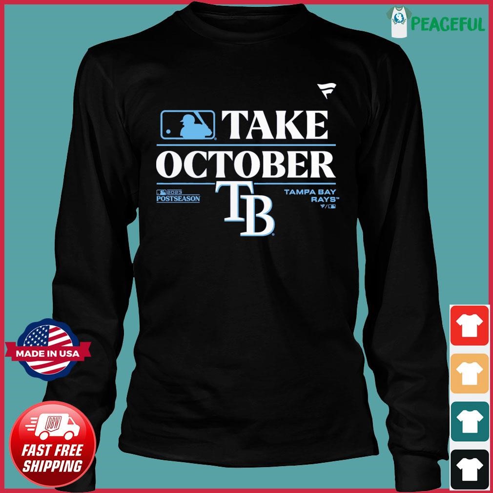 MLB Women's 2023 Postseason Take October Tampa Bay Rays Locker Room T- Shirt