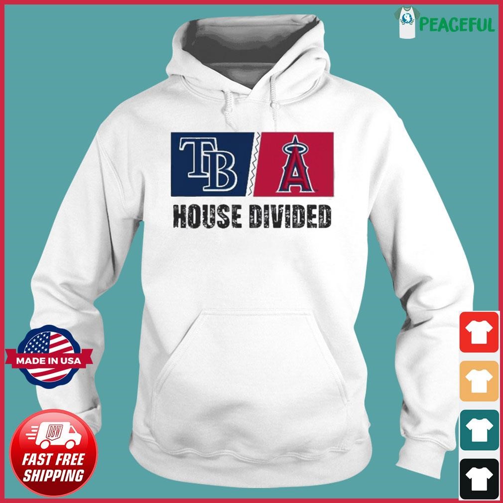 Official Tampa Bay Rays Vs Los Angeles Angels House Divided Shirt