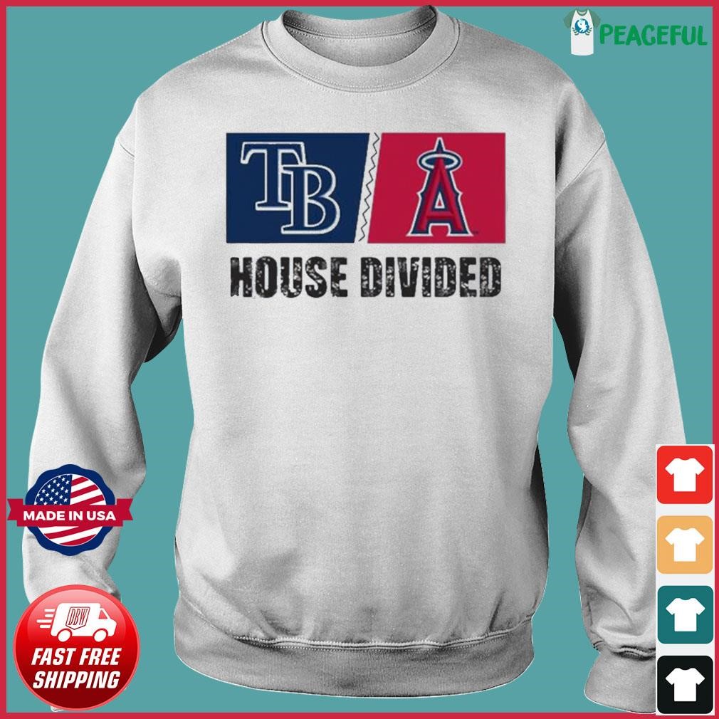 Tampa Bay Rays Vs Los Angeles Angels House Divided Shirt, hoodie
