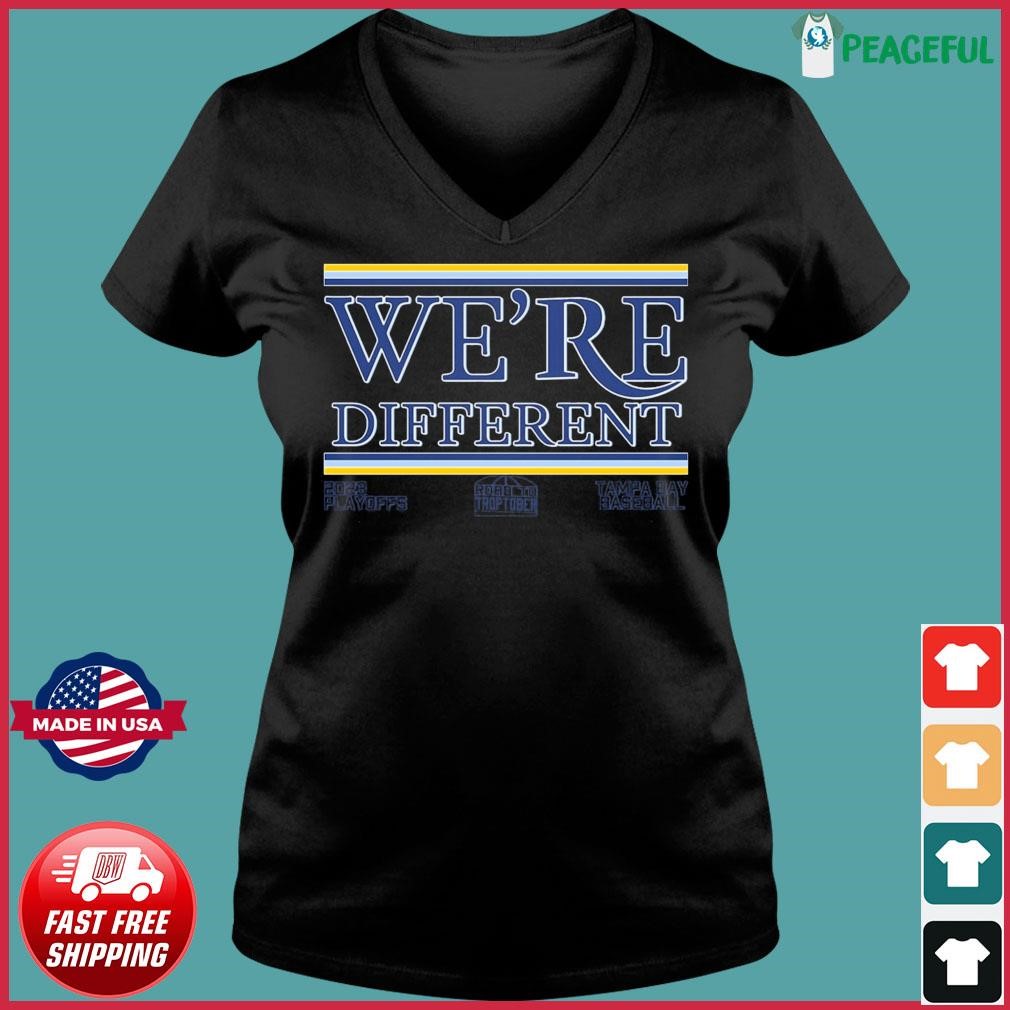 We're different Tampa Bay Rays baseball shirt, hoodie, sweater