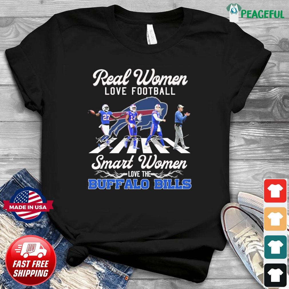 Real Women Love Football Smart Women Love The Buffalo Bills 2023 Logo Shirt  Unisex Tshirt Football