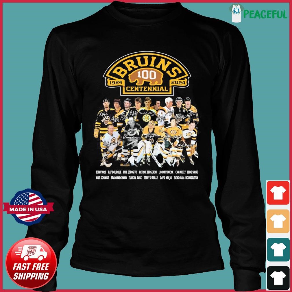 NHL Boston Bruins 2023-2024 Centennial Home Kits Hoodie - Torunstyle