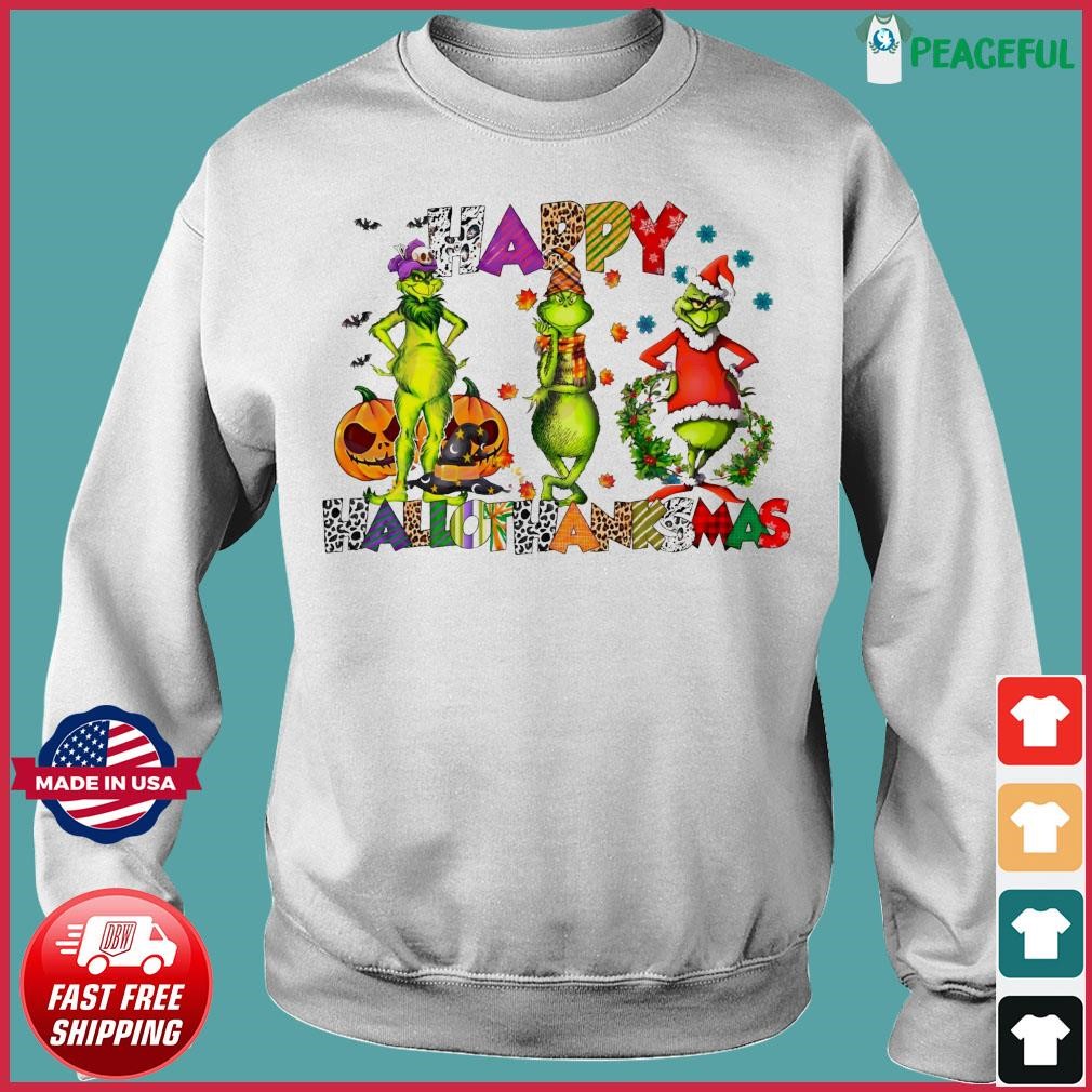 The Grinch Waffle House Hallothanksmas 2023 Shirt, hoodie, sweater, long  sleeve and tank top