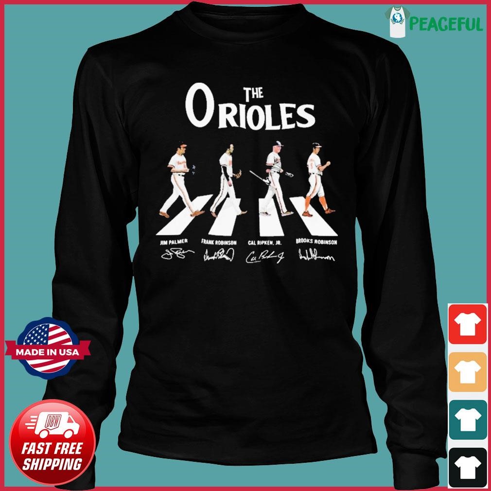 Official the Orioles Walking Abbey Road Signatures T-Shirt, hoodie, tank  top, sweater and long sleeve t-shirt