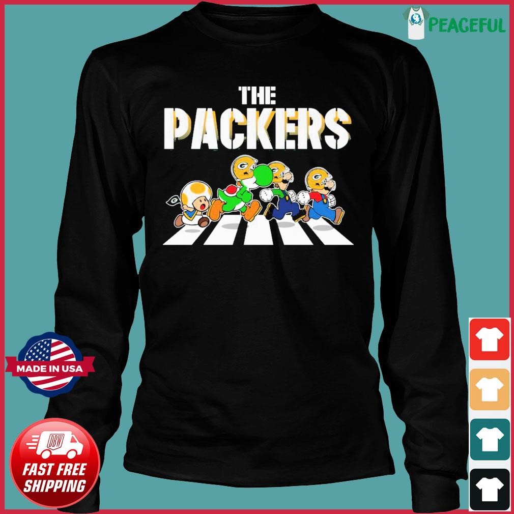 The Packers Super Mario Abbey Road Shirt, hoodie, sweater, long sleeve and  tank top