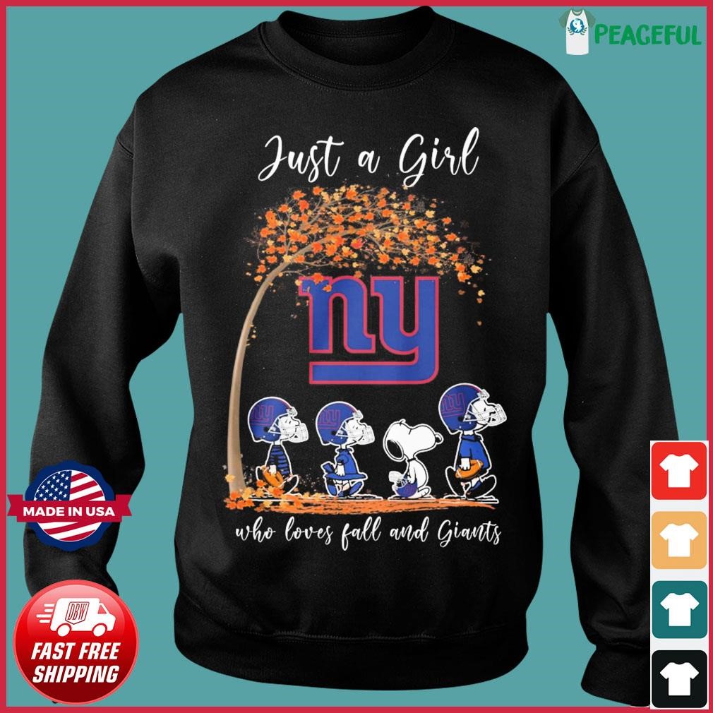 Peanuts Snoopy Football team with the new york giants NFL Shirt