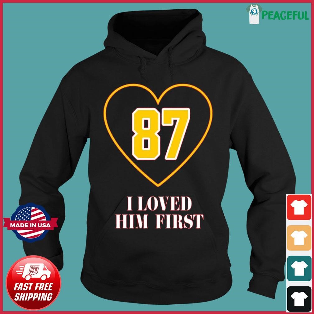 Travis Kelce I Loved Him First Ornament - Teespix - Store Fashion LLC