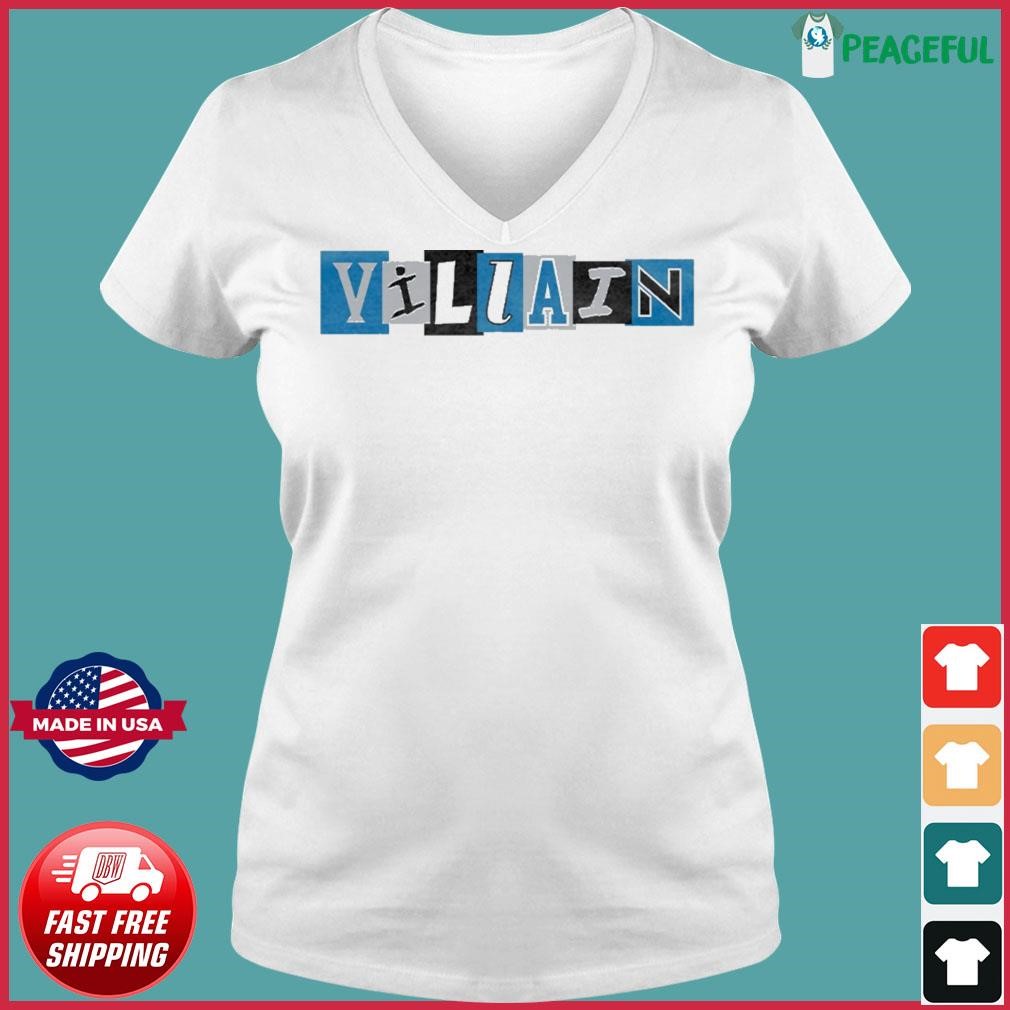 Detroit Lions Villain Shirt - High-Quality Printed Brand