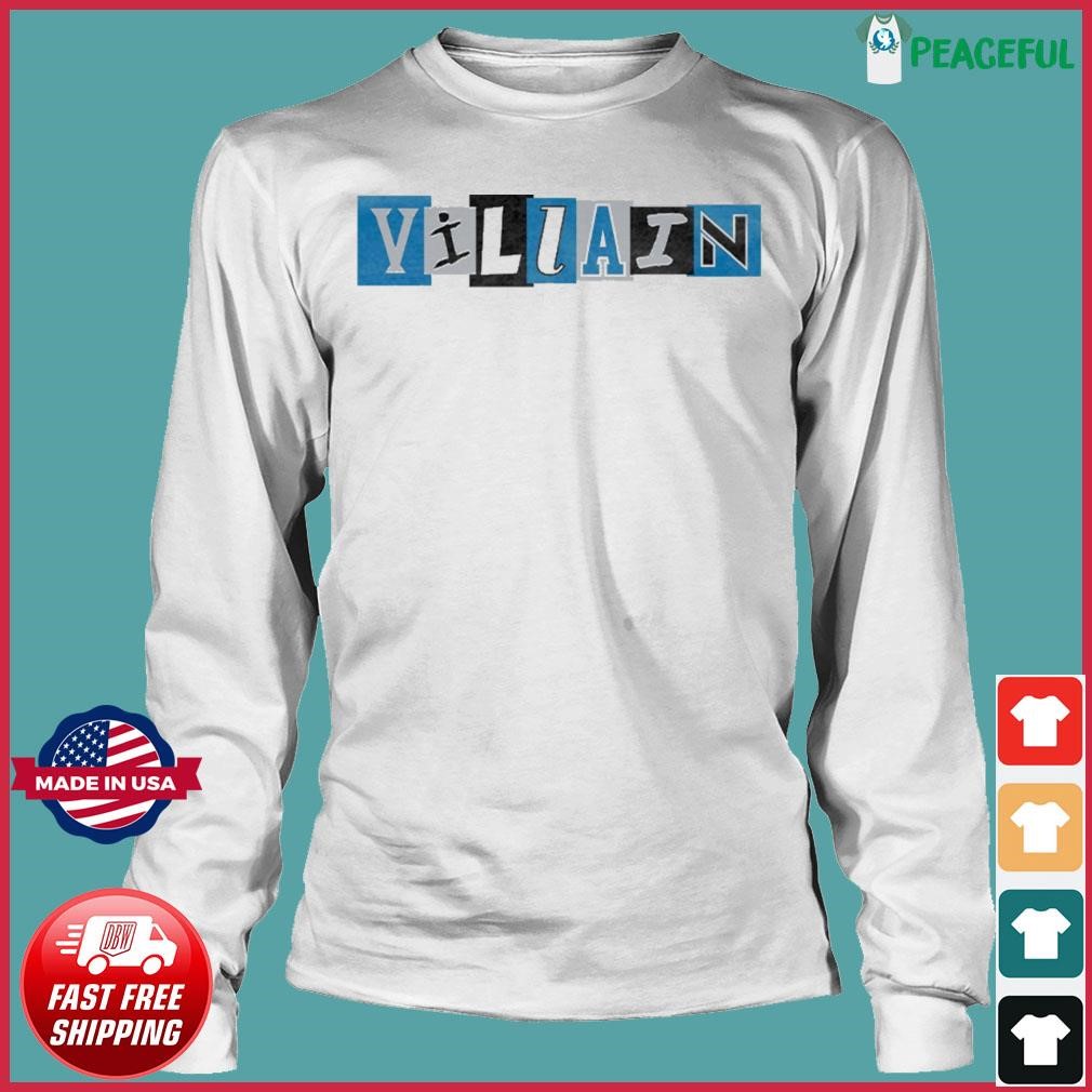 Detroit Lions Villain Shirt High-Quality Printed Brand