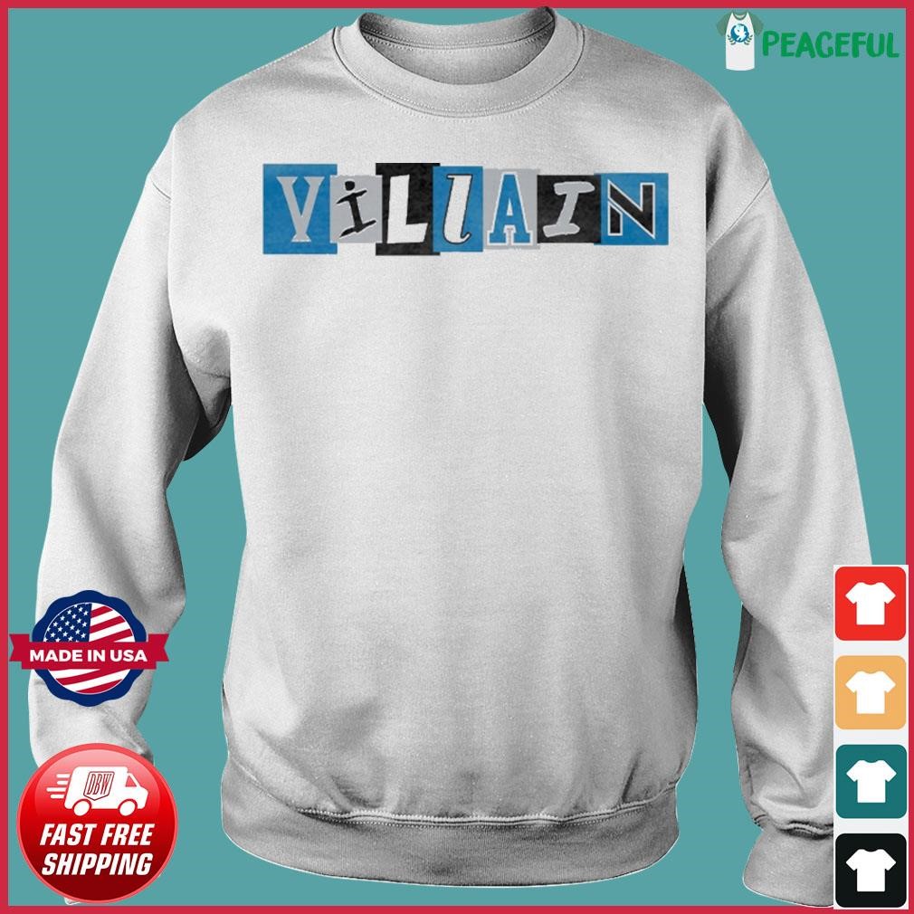 Detroit Lions Villain Shirt High-Quality Printed Brand