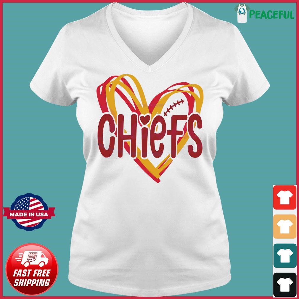 Vintage Heart Kansas City Chiefs NFL Football Shirt, hoodie, longsleeve,  sweatshirt, v-neck tee