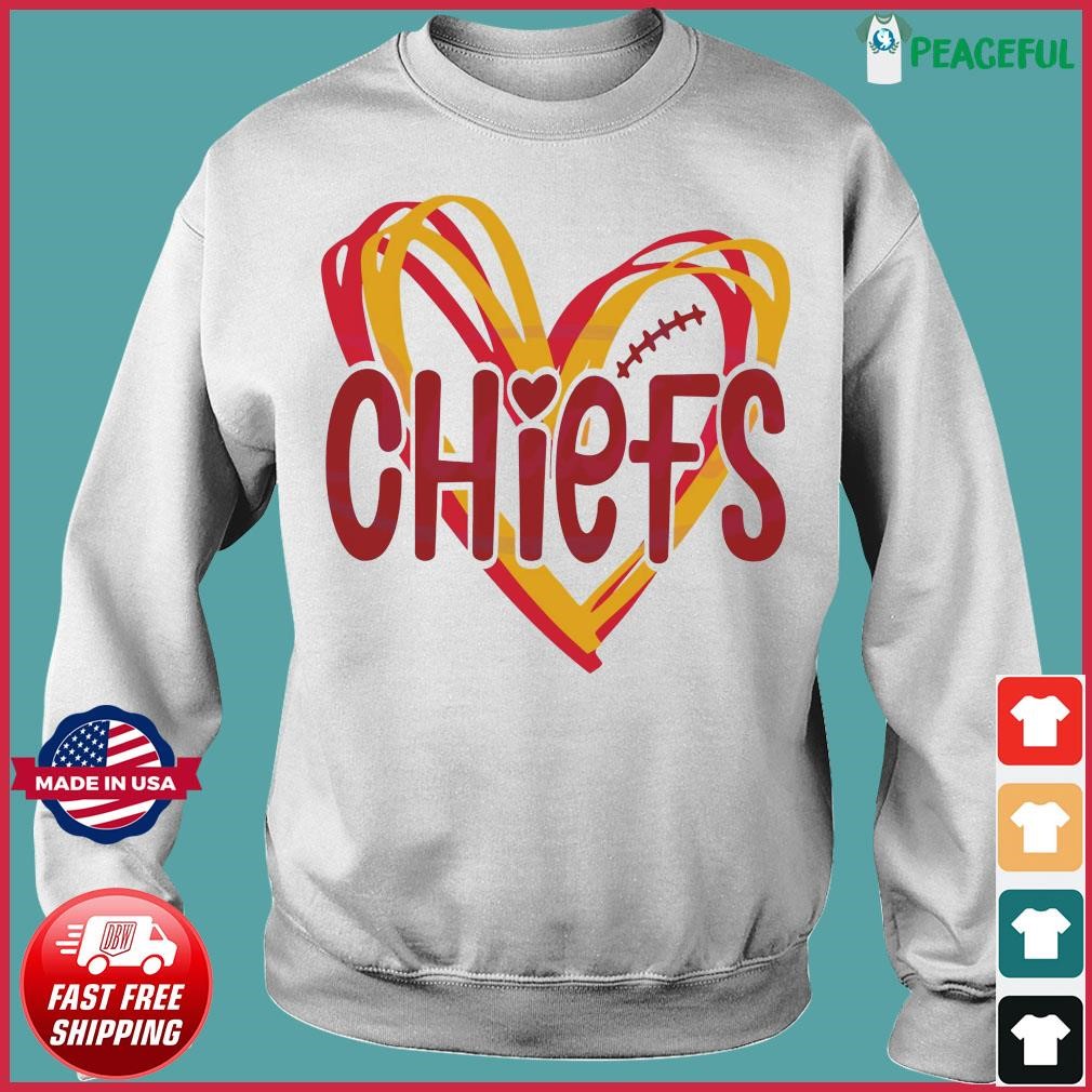 Vintage Heart Kansas City Chiefs NFL Football Shirt, hoodie