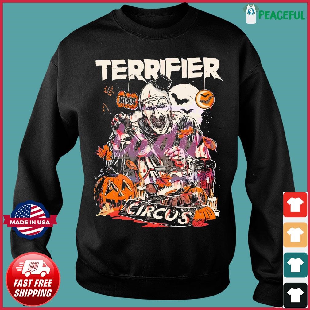 Terrifying Clown Boxy Boo shirt, hoodie, sweater, long sleeve and tank top