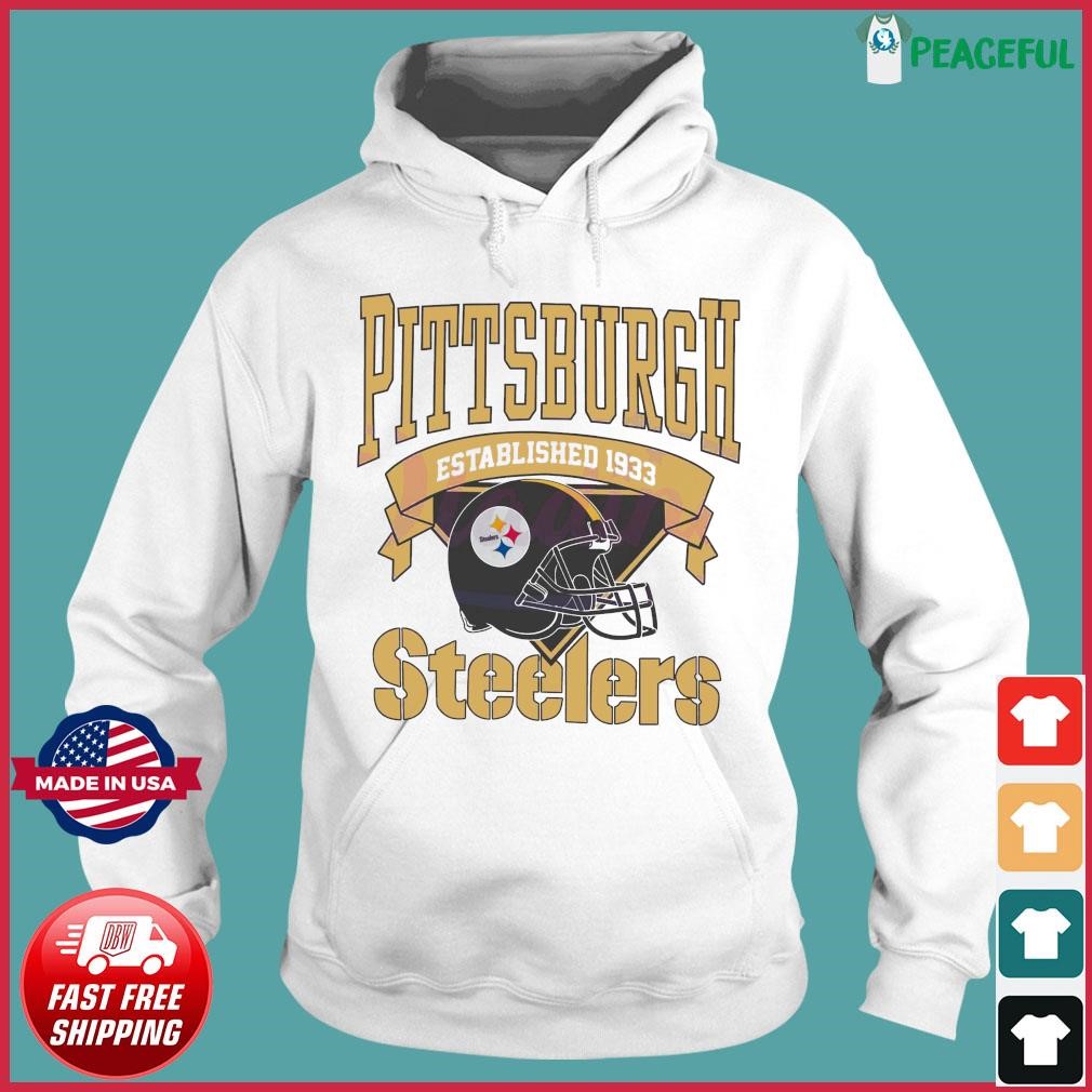 Official Pittsburgh Steelers 90th Season Logo 1933-2022 Shirt