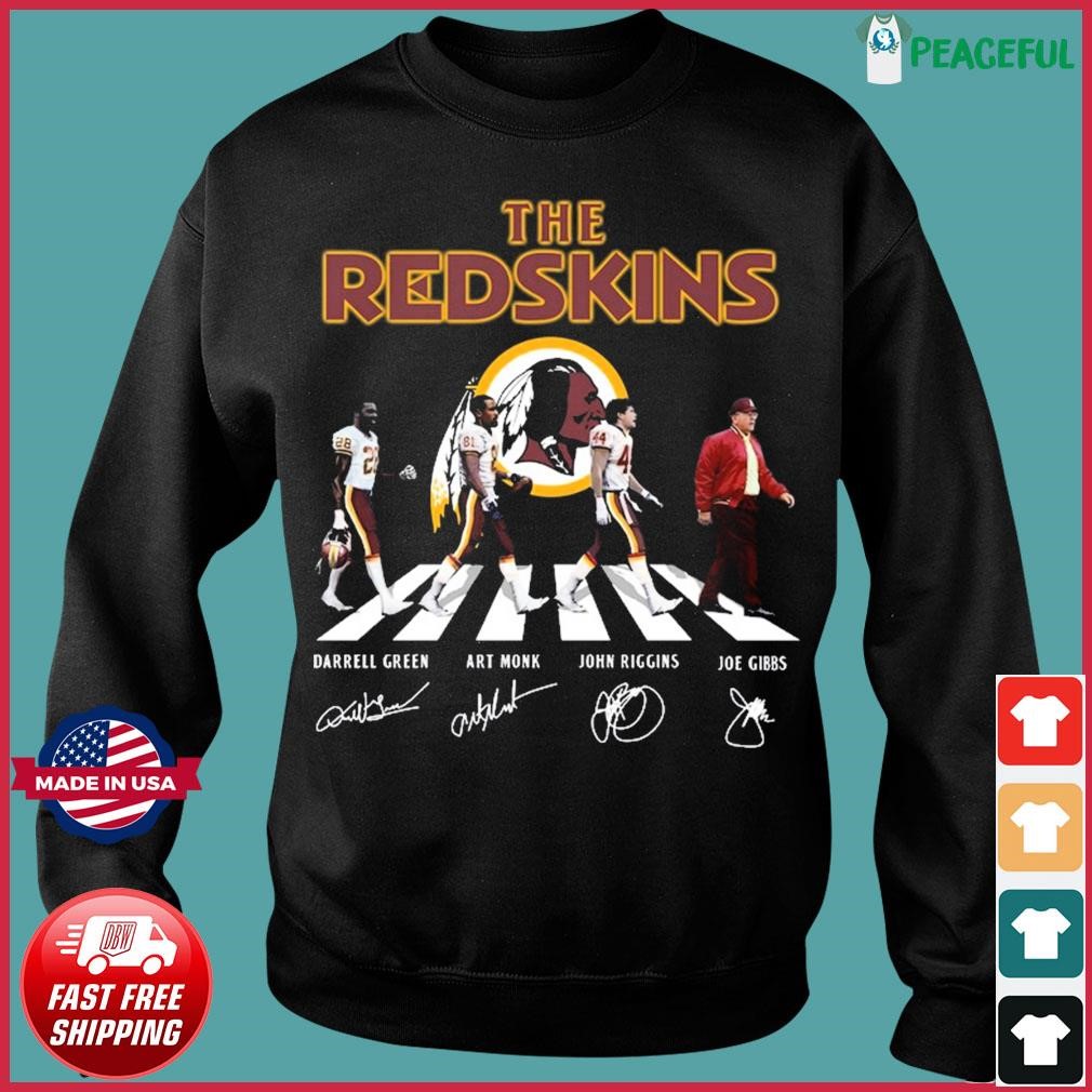 Washington Redskins Walking Abbey Road Signatures Hat, hoodie