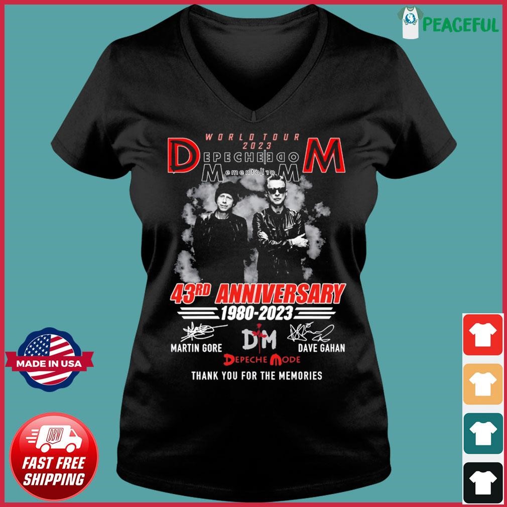 Depeche Mode Memento Mori Shirt World Tour 2023 T-Shirt Classic
