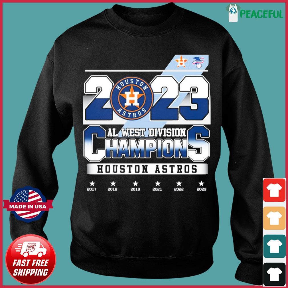 Official Houston Astros MLB 2023 Al West Division Champions Shirt