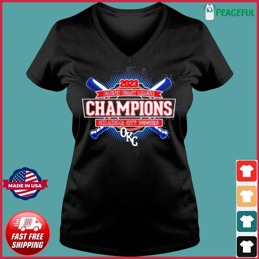 Oklahoma City Dodgers 2023 Pacific Coast League Champions T-shirt