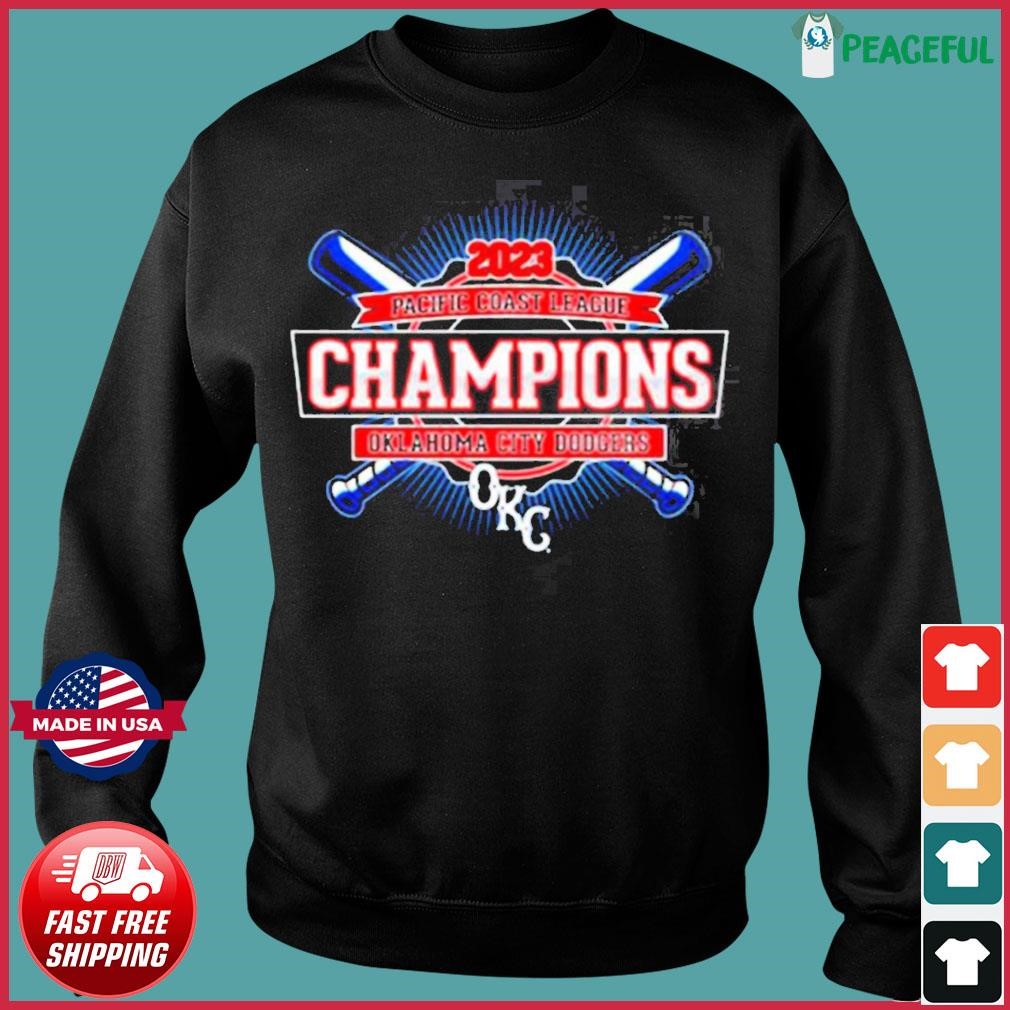 Oklahoma City Dodgers Baseball 2023 Pacific Coast League Champions Shirt