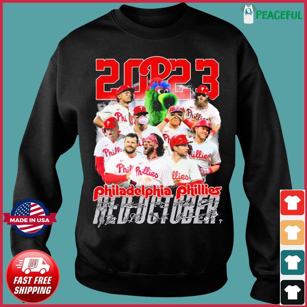 Philadelphia Phillies Logo Players Names Red October 2023 t-shirt -  ColorfulTeesOutlet