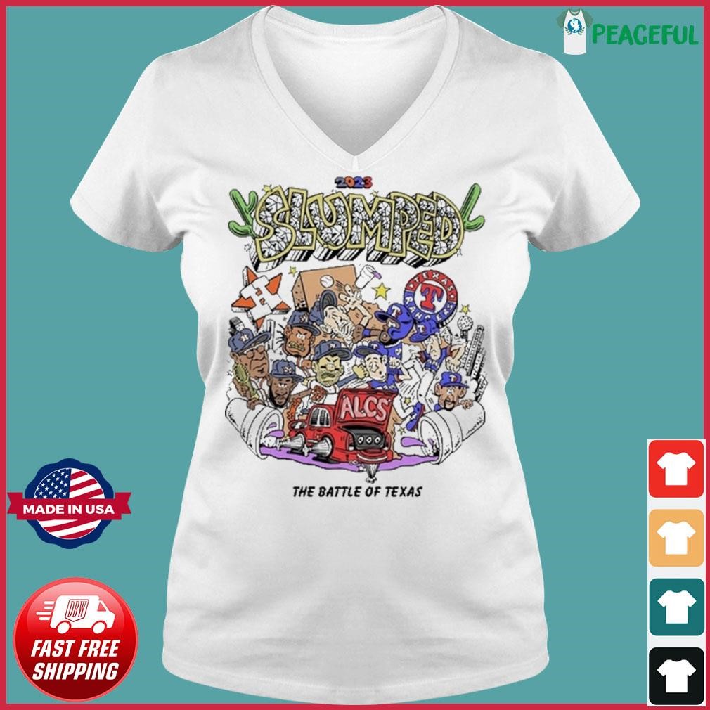 Slumped The Battle Of Texas 2023 ALCS T-Shirt - Yesweli