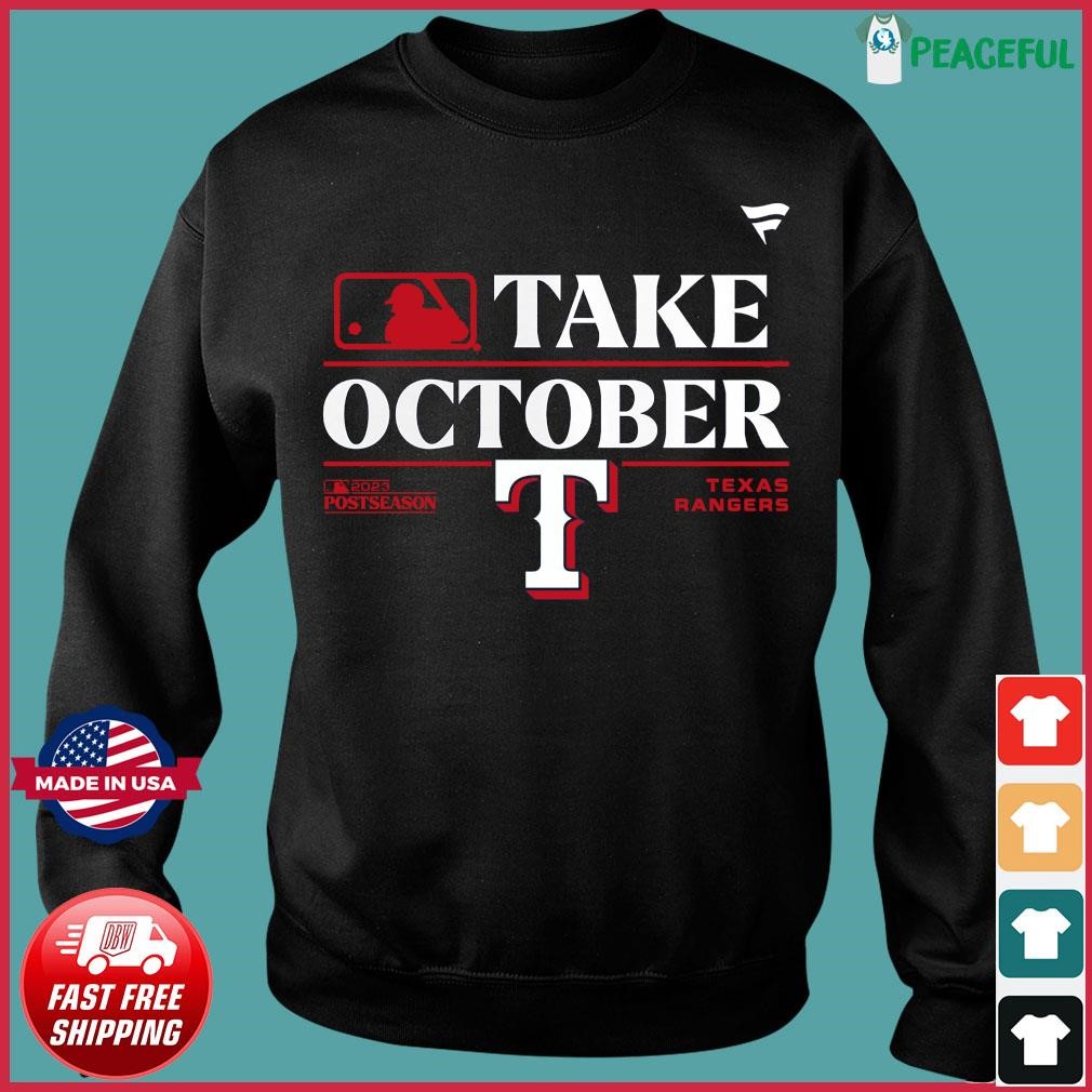 Texas Rangers Shirt Texas Rangers MLB Post Season Take October